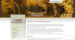 Desktop Screenshot of corewealthmgt.com
